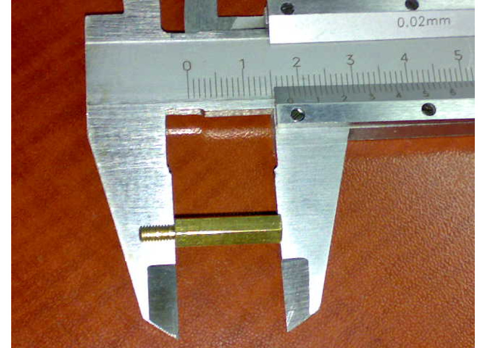 Spacer Brass M3 18mm 5mm 3mm MF 