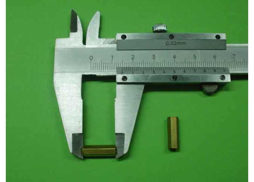 Spacer Brass M3 15mm 4.5mm 4.5mm FF 