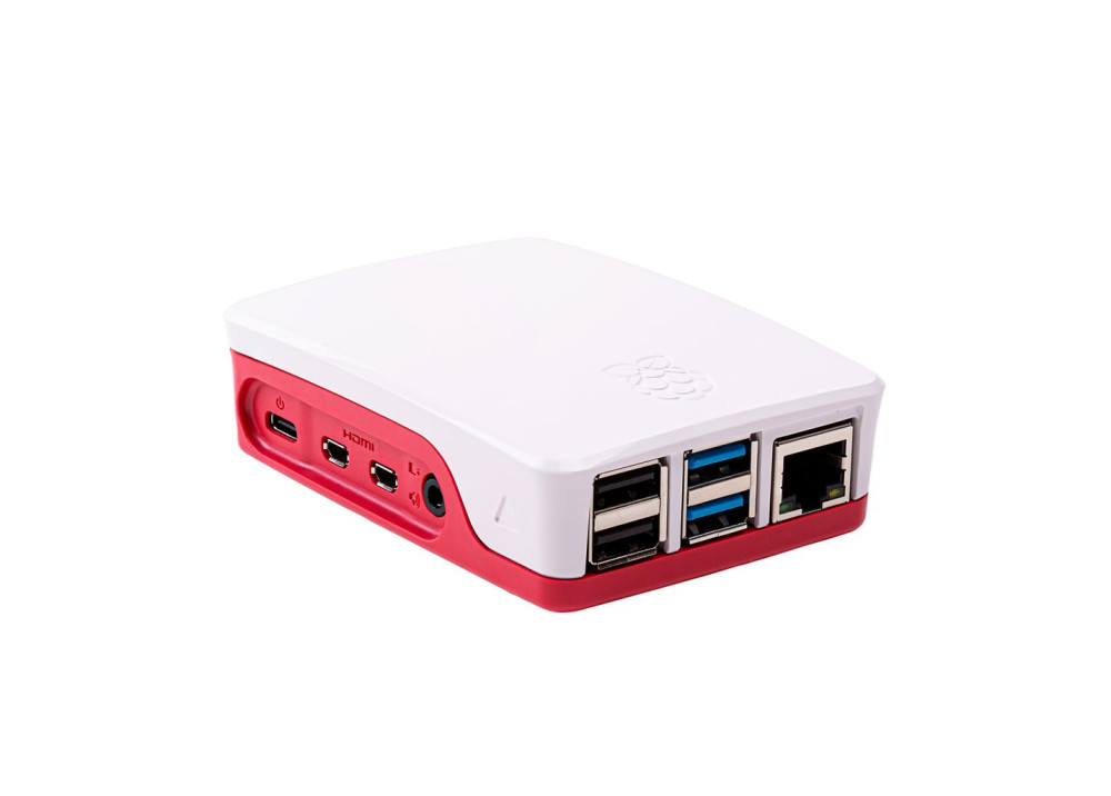 Official Raspberry Pi 4B Case  Red & White
 
