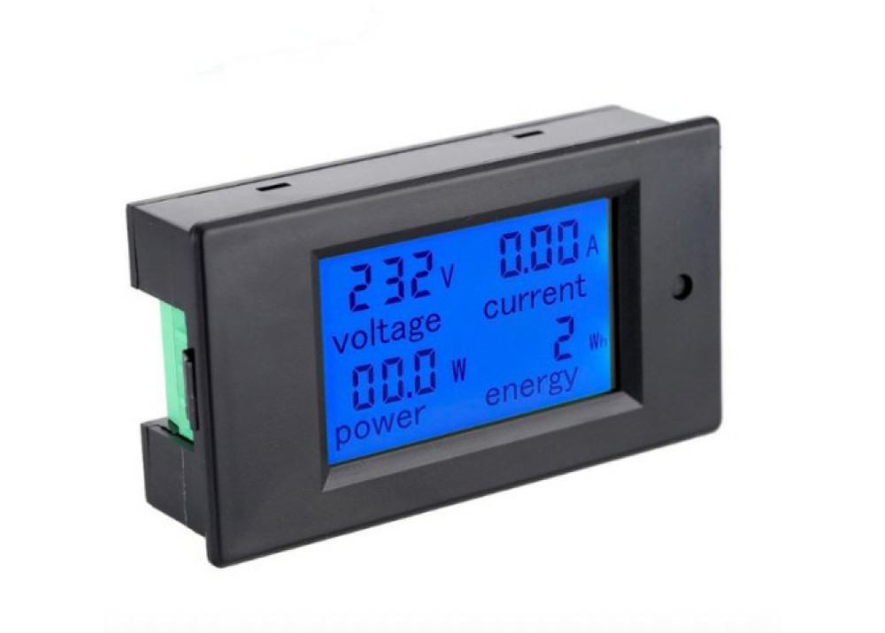 Digital Panel 110-220V LCD Digital Measure 80~260VAC 100A Voltage Current Power Energy Voltmeter Ammeter + CT Current Transforme PZEM-061 