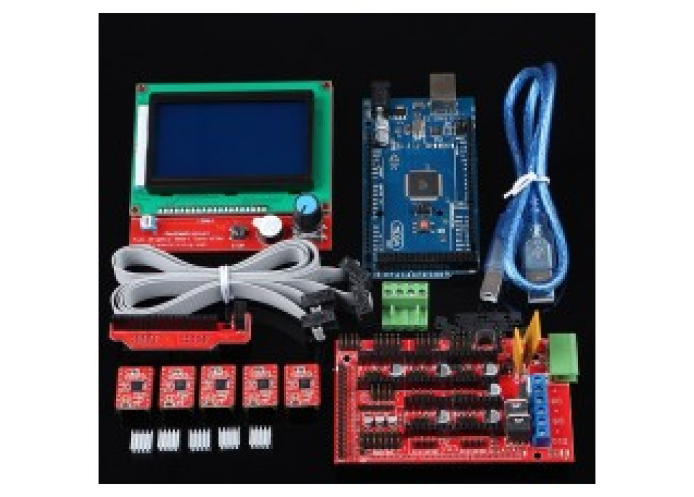 3D printer kit with 12864 LCD control panel 