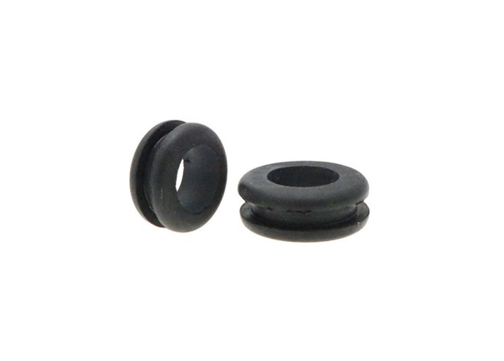 Black Rubber Blanking Grommets 8mm Hole Diameter X 10 
