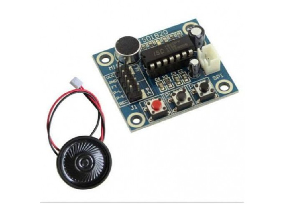 Arduino ISD1820 Sound Voice Audio Mic Recording Playback Module With Mic Sound Audio Loudspeaker 