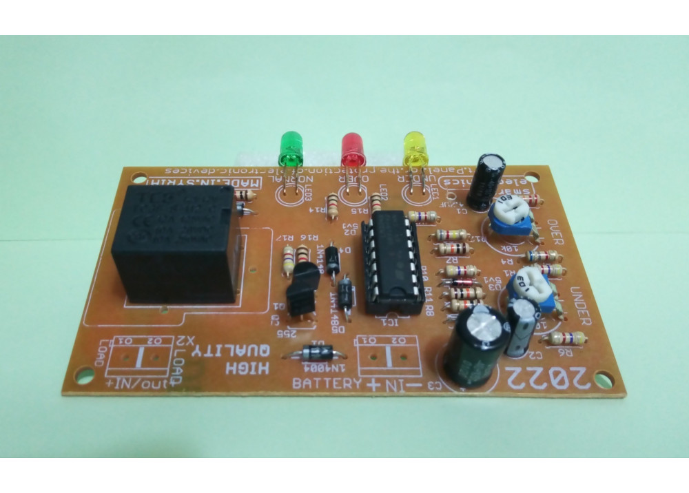 Battery Protection High and Low Voltage 10A Adjustable Auto Cut Off or Disconnect Circuit 
