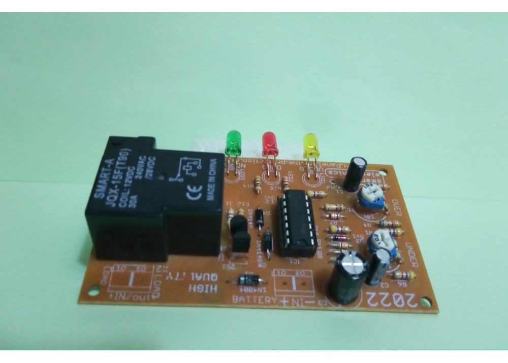 Battery Protection High and Low Voltage 30A Adjustable Auto Cut Off or Disconnect Circuit 