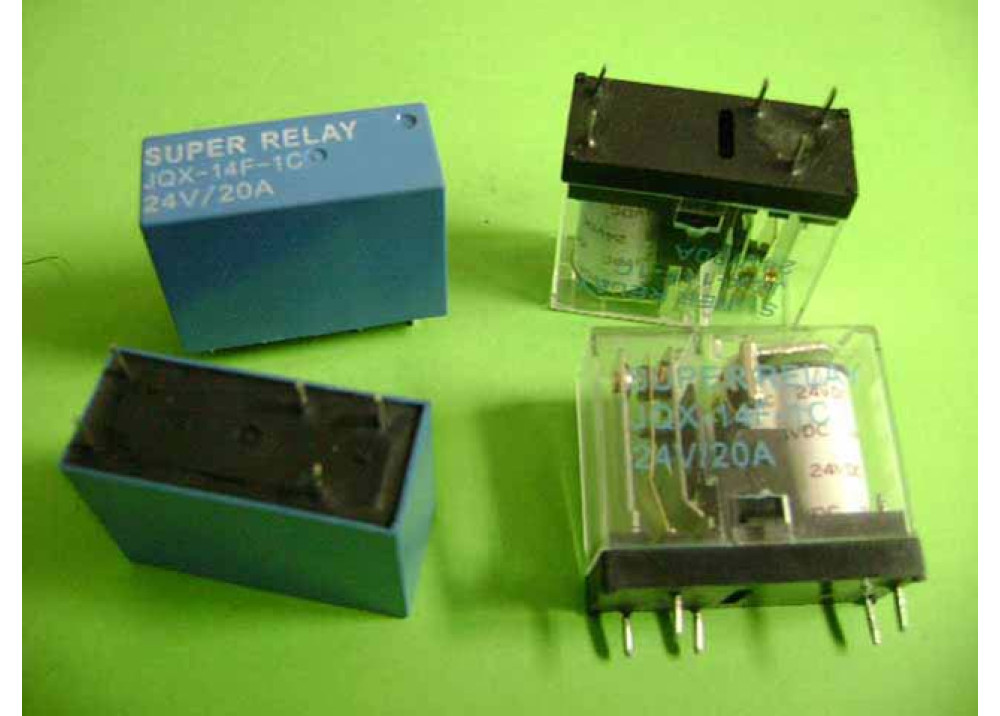 RELAY 24V 20A 5P 1C JOX 