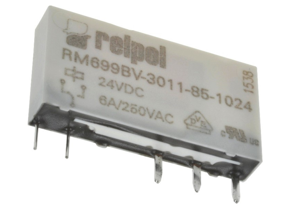Relpol Relay 24VDC 6A 250VAC 5P RM699BV-3011-85-1024 