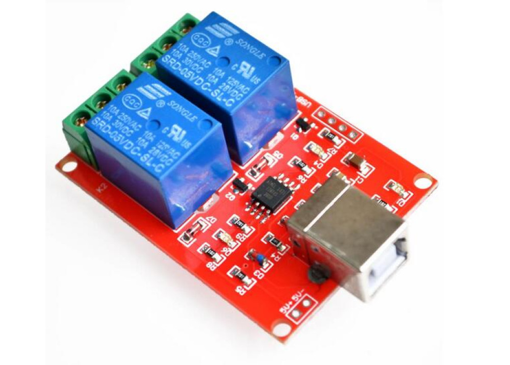Arduino Relay Module Board USB 2CH 
SRD-5VDC-SL-C T73 5VDC 10A
 