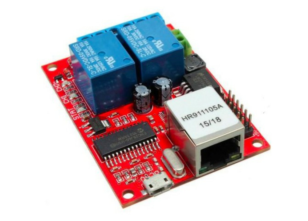 Arduino Relay Module Board  LAN Ethernet 2CH 
SRD-5VDC-SL-C
 T73 5VDC 10A
 