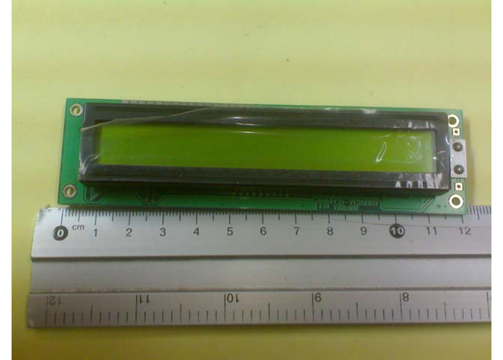 LCD CHRACTER 16X1 YC-1601B-SBYA-I-B-A00 
