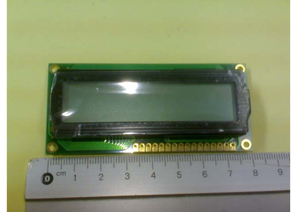 LCD CHRACTER 16X1 YC-1601A-TBWA-I-B-A00 