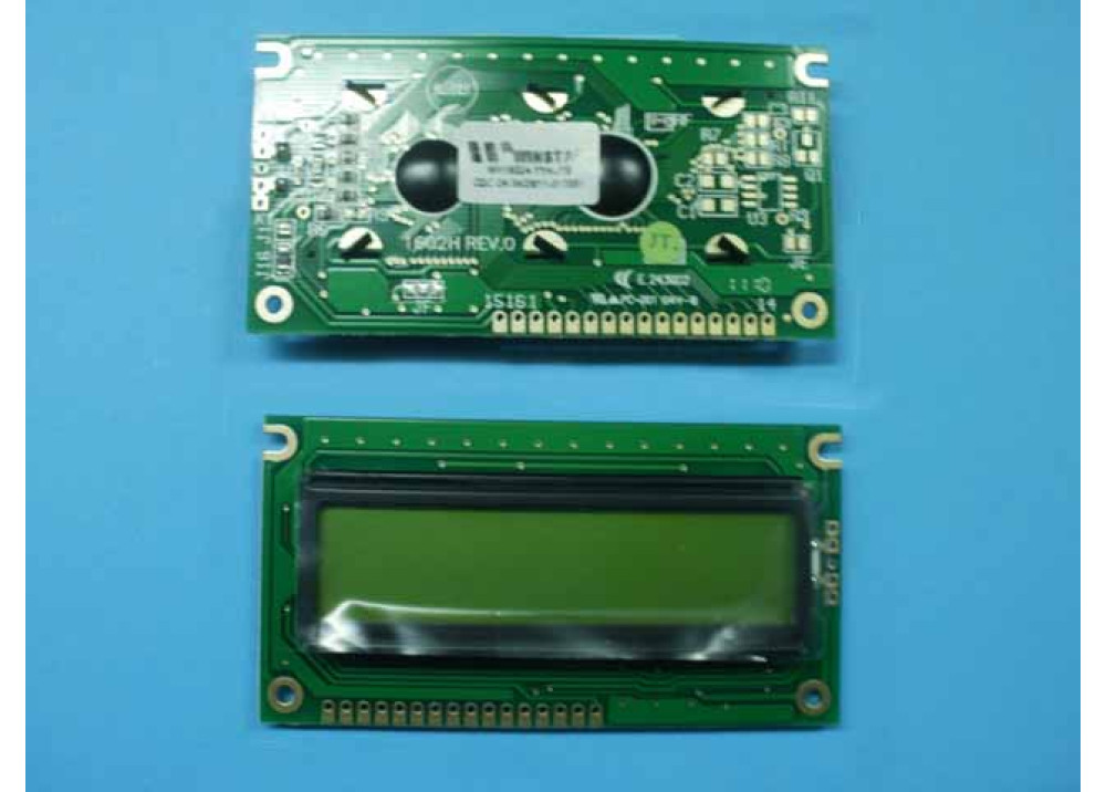 LCD CHRACTER WH 16X2 WH1602A-YYH-JT 