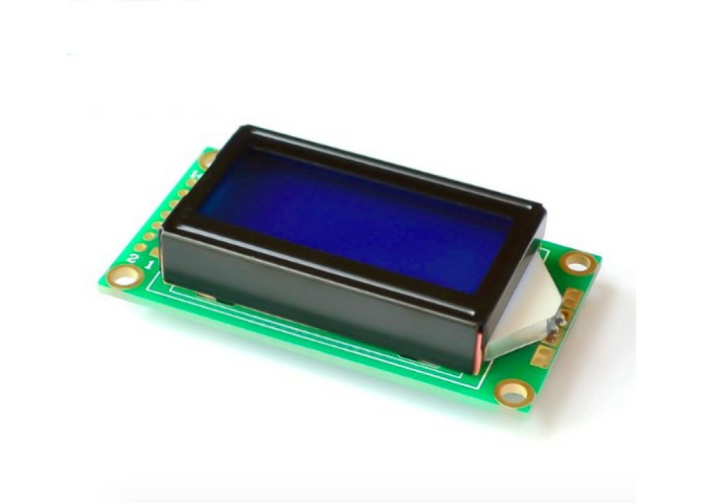 LCD display Blue color  CHRACTER 0802 8X2 