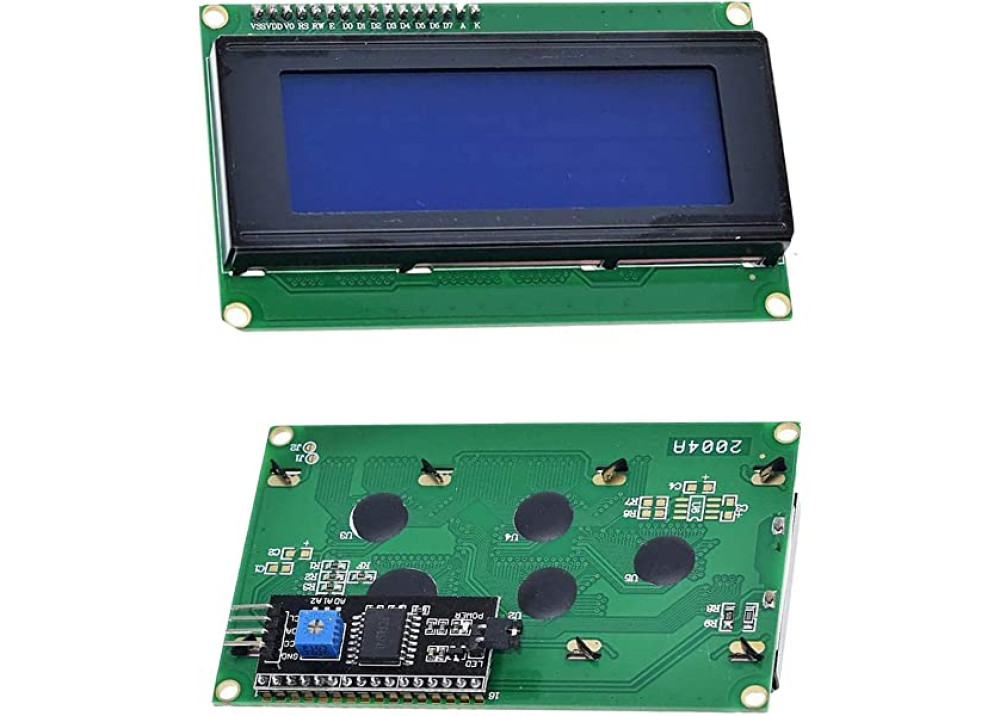 LCD Characters 20X4 with IIC/I2C Blue 
