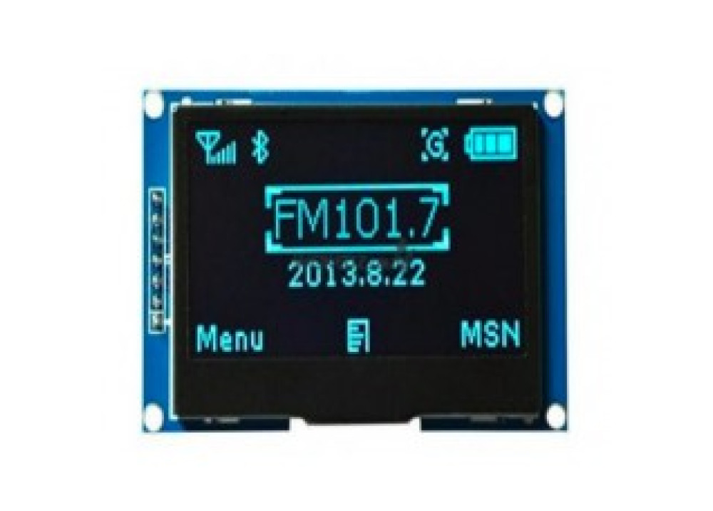 OLED GRAPHIC 128x64 2.4 inch Blue SPI/IIC For Arduino 