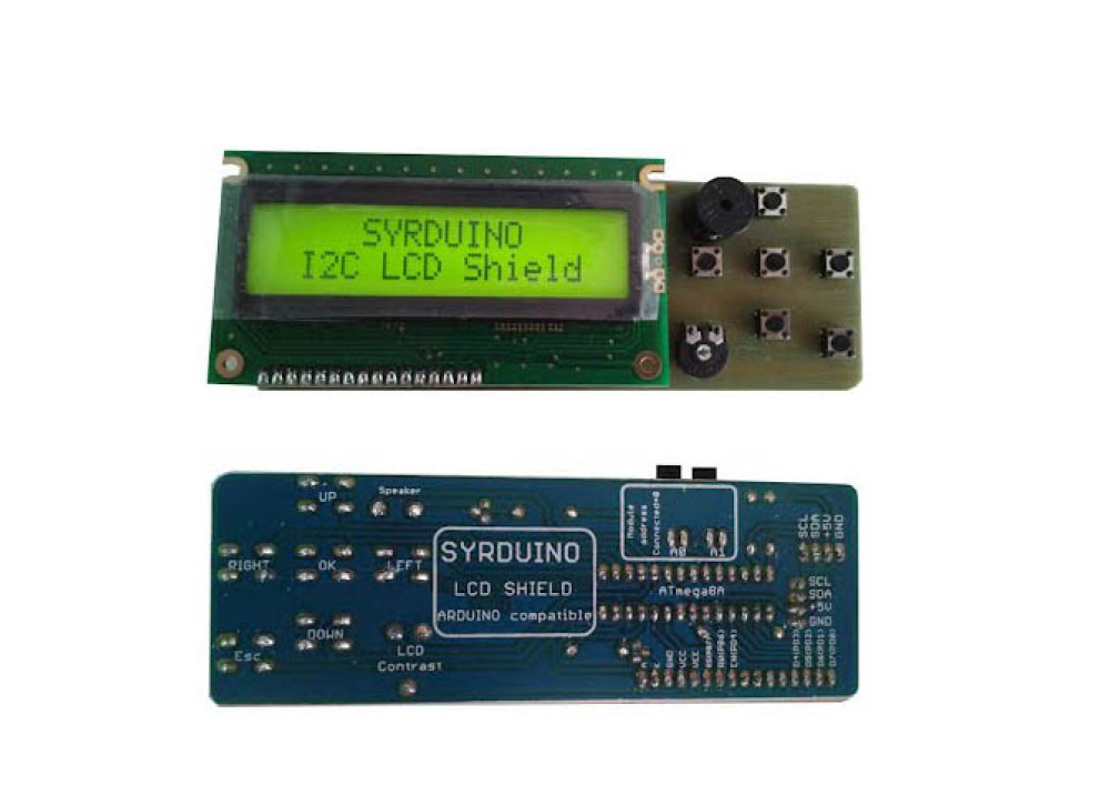 SYRDUINO LCD shield for Arduino 