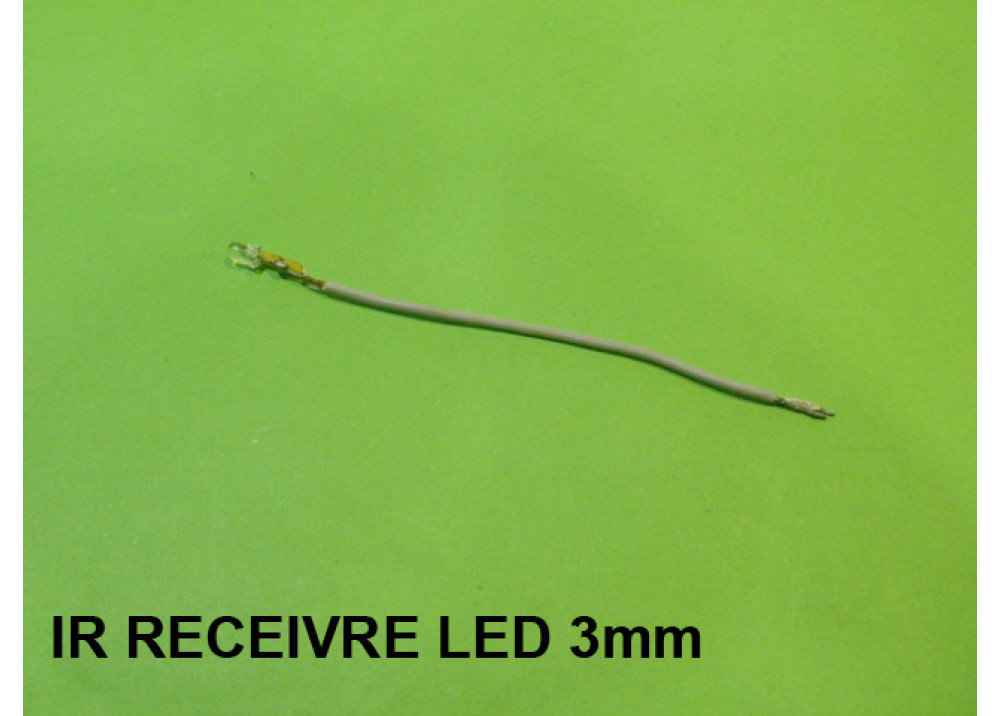 IR Infrared LED Receiver  Diode 3mm With Wire 