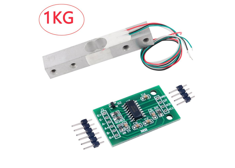 Arduino Load Cell Scale Sensor Modul HX-711 With 1KG 
