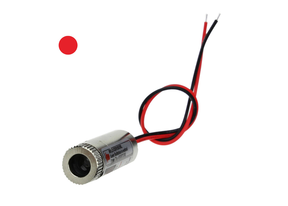Point Point Laser Diode 12mm Size 650nm 5V 5mW Red Point laser 