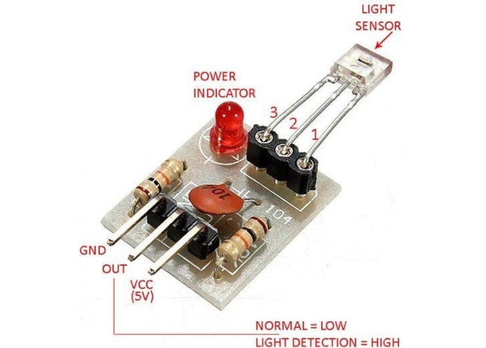 Arduino Laser Receiver Sensor Module 