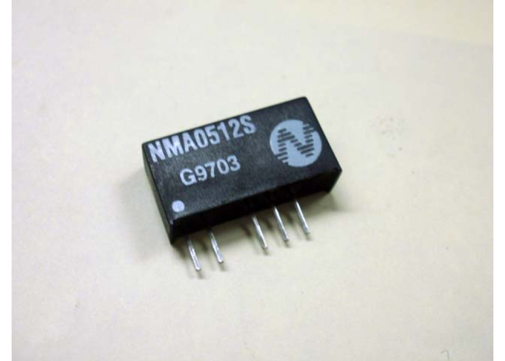 NMA0512S Isolated Dual   DC TO DC CONVERTER 1W In5 VDC Out 12VDC +/- 