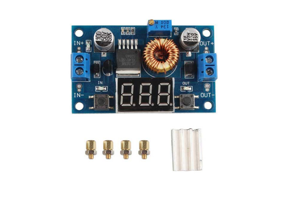 Step Down DC DC ADJ Converter  POWER MODULE IN 8V~36V OUT 1.25~32 5A With LED 