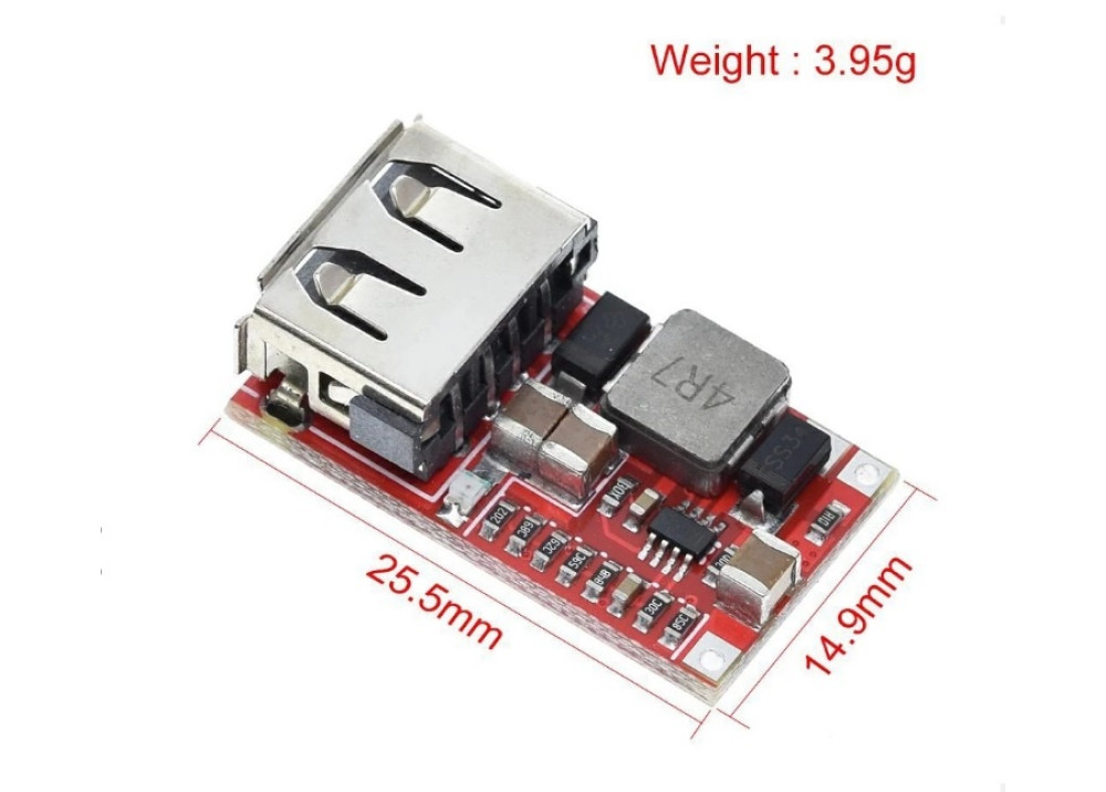 Step Down DC DC  Converter  POWER MODULE IN 6V~24V OUT 5V 3A With LED MOBILE CHARGER 