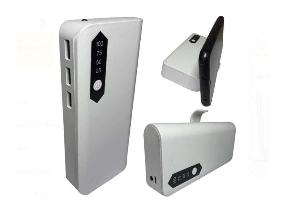 Power Bank With Empty Case 5*18650  Lithium-ion Battery A Size 3.7V 3 USB Output 