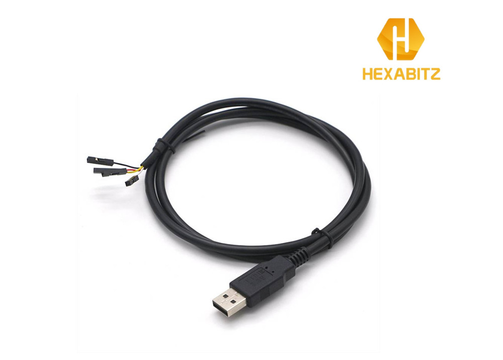 HEXABITZ Moudule 4-Pin USB-Serial Prototype Cable 