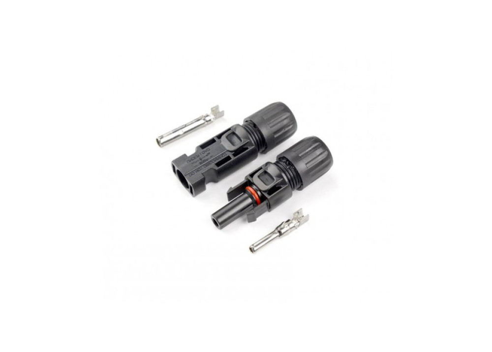 Pair Of MC4 Connectors  1P (Male-Female) 1 Way For Solar Panels
 
