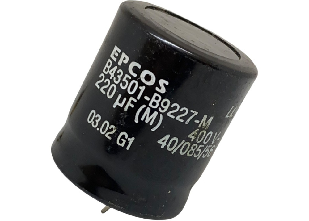 Electrolytic Capacitor 220uF 450V Snap In
B43547-S5227-M1 Epcos 35.5x30.5mm 